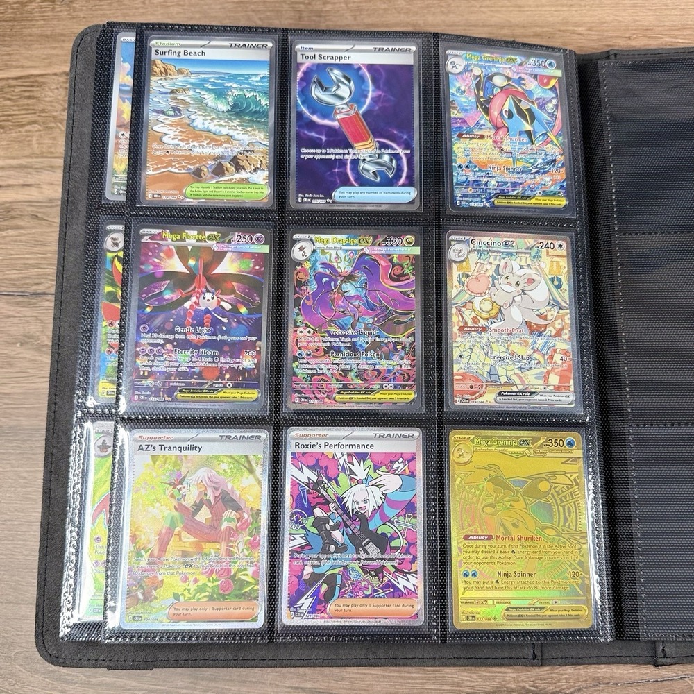 Pokemon Chaos Rising Complete Master Set 100% Plus Gamegenic Binder Included